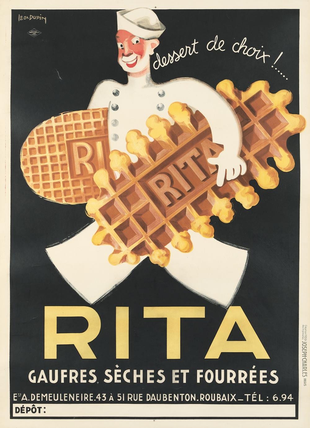 Leon Dupin comparable auction result: rita 1933