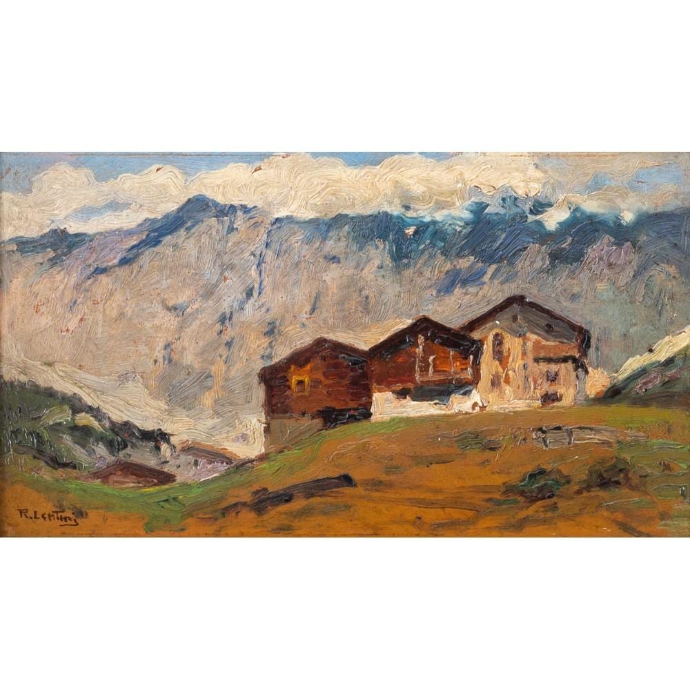 Rocco Lentini comparable auction result: rocco lentini bormio olio su tavoletta