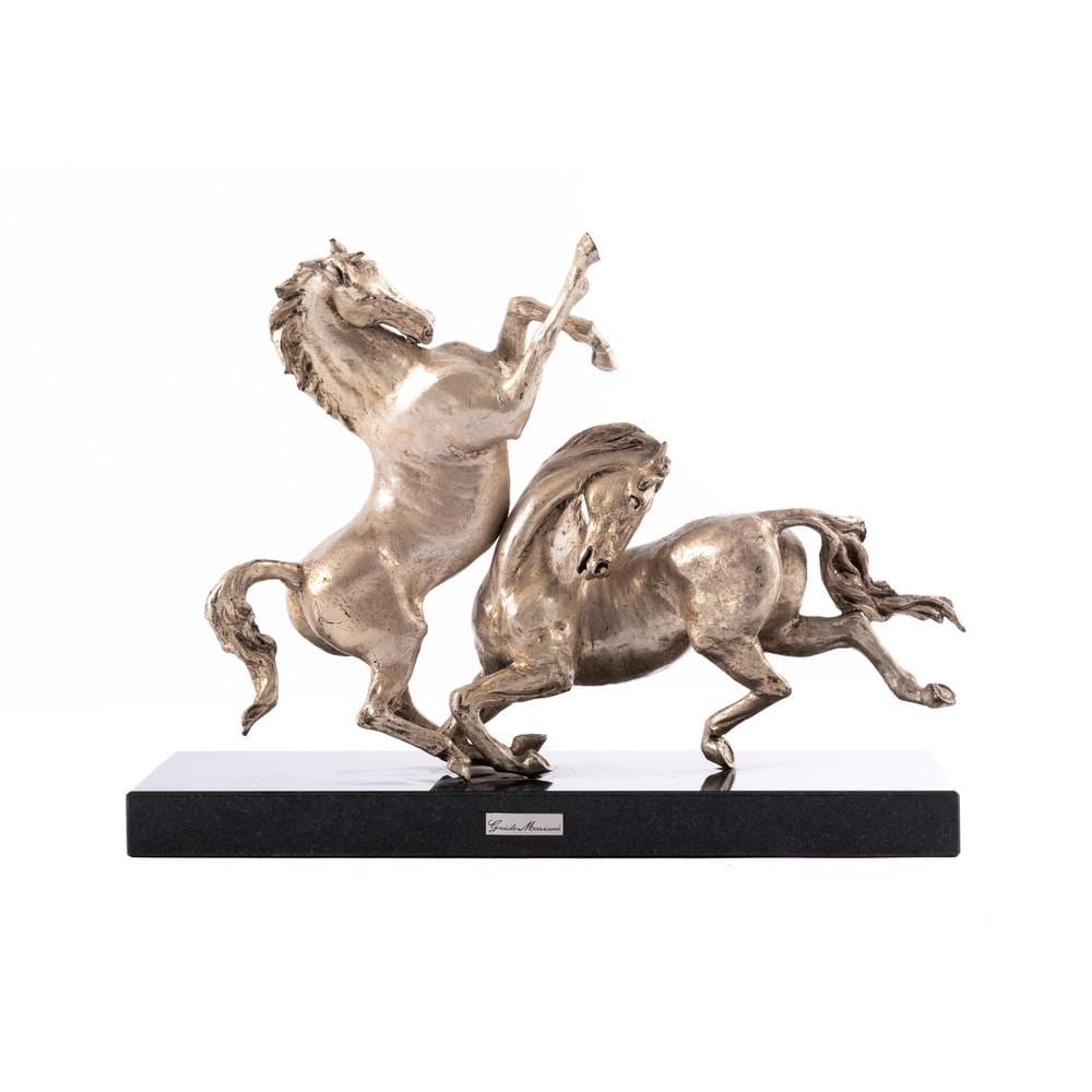 Guido Mariani comparable auction result: guido mariani cavalli gruppo in bronzo
