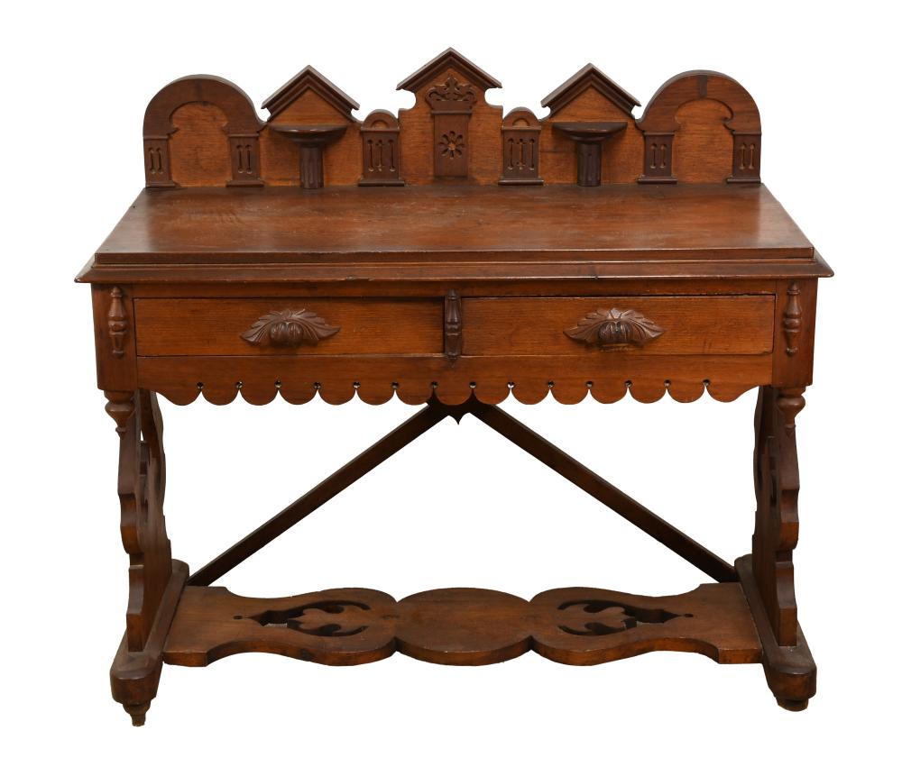 Thomas Day Milton N.C. School Furniture Writing Desk sold by Mebane Antique Auction, lot 329 — auction record photograph