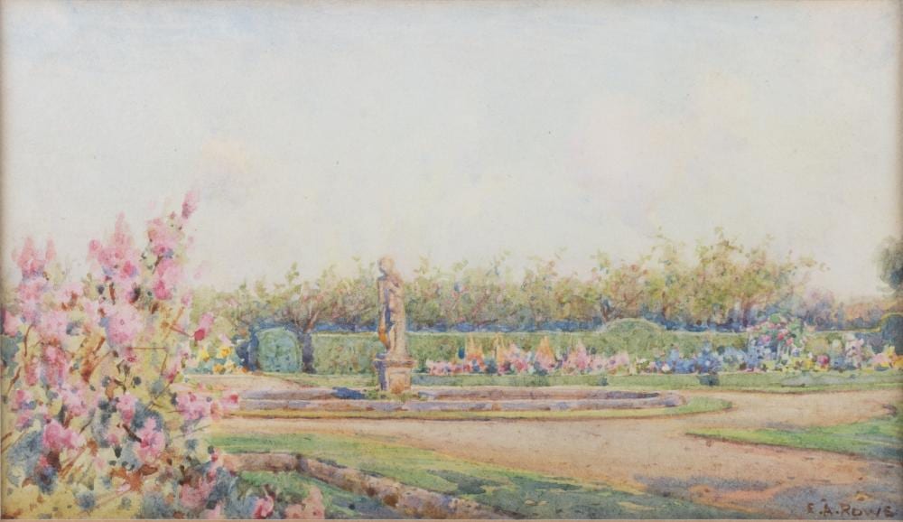 E. Arthur Rowe comparable auction result: ernest arthur rowe 1863 1922 garden at penshurst