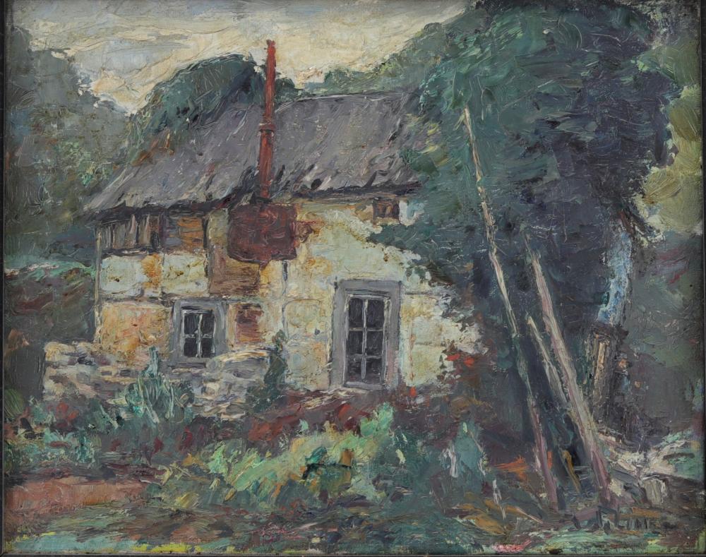 Marcel de Lince comparable auction result: marcel de lince 1886 1958 house in the countryside oil on panel