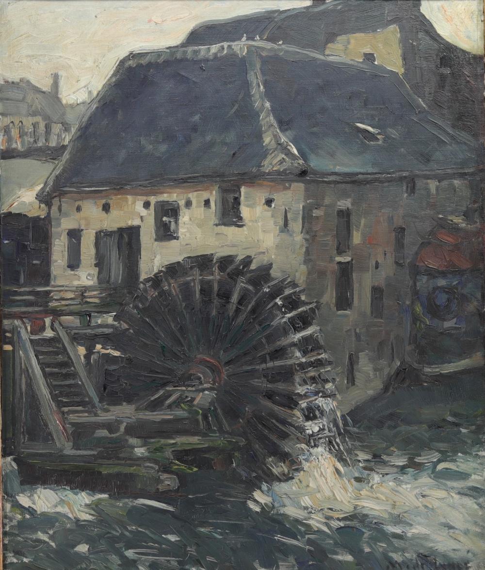 Marcel de Lince comparable auction result: marcel de lince 1886 1958 the mill oil on canvas