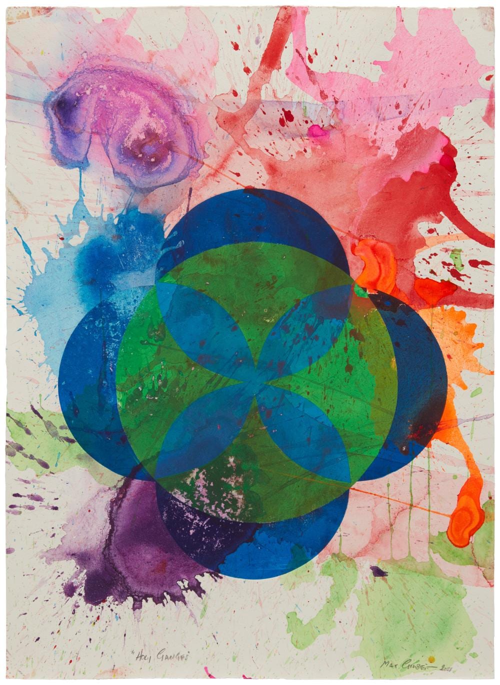 Max Gimblett comparable auction result: max gimblett b 1935 holy ganges 2021