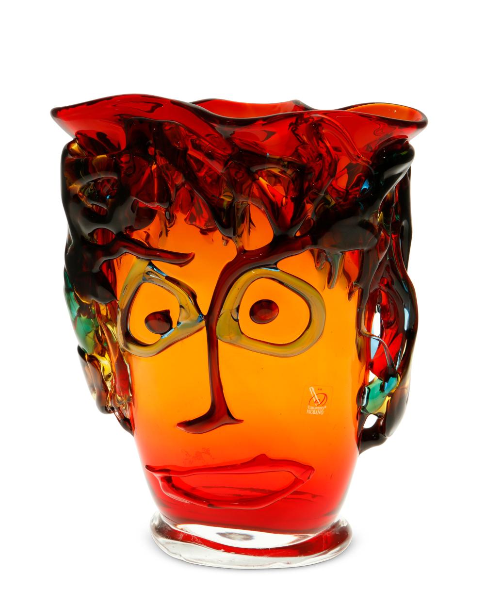 sergio costantini b 1956 a murano art glass vase for artigianato muranese from the picasso collection late 20th early 21st century venice italy · John Moran Auctioneers · 2024-02-27 Sergio Costantini comparable auction result: sergio costantini b 1956 a murano art glass vase for artigianato muranese from the picasso collection late 20th early 21st century venice italy