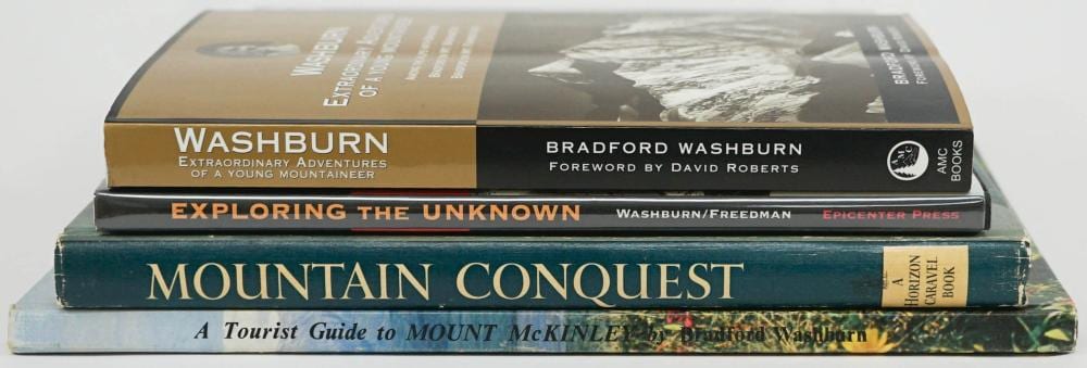 Bradford Washburn comparable auction result: bradford washburn 4 books signed