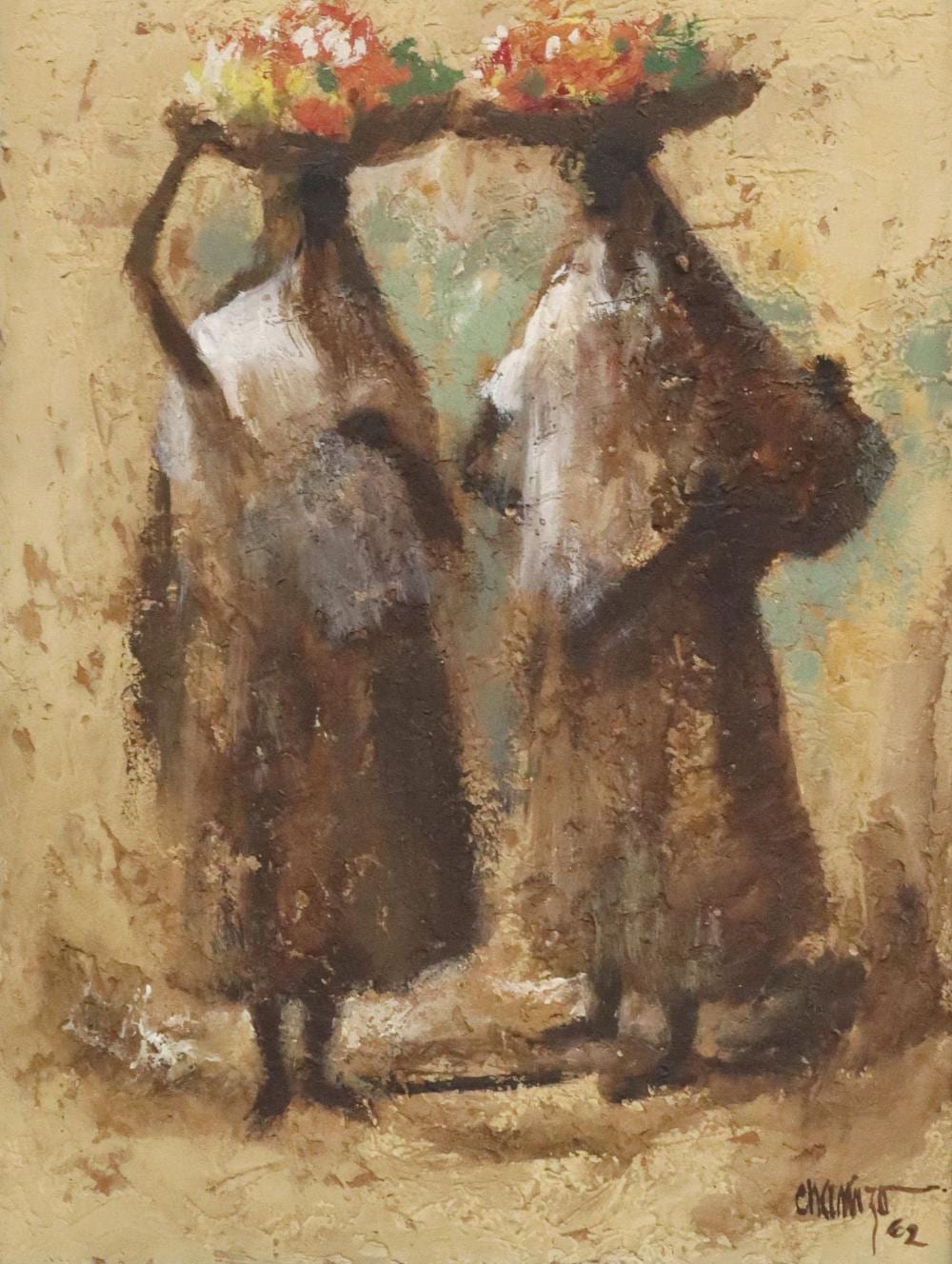 juan chamizo b 1948 oil painting women with flowers · Austin Auction Gallery · 2024-02-24 Juan Chamizo comparable auction result: juan chamizo b 1948 oil painting women with flowers