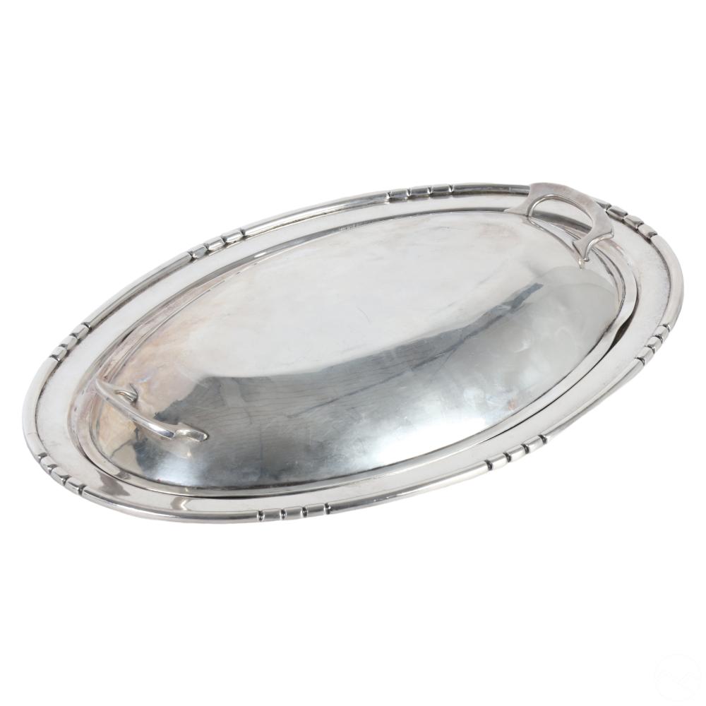 Codan Mexican Sterling Silver Casserole Dish 1680g sold by Hill Auction Gallery, lot 301 — auction record photograph