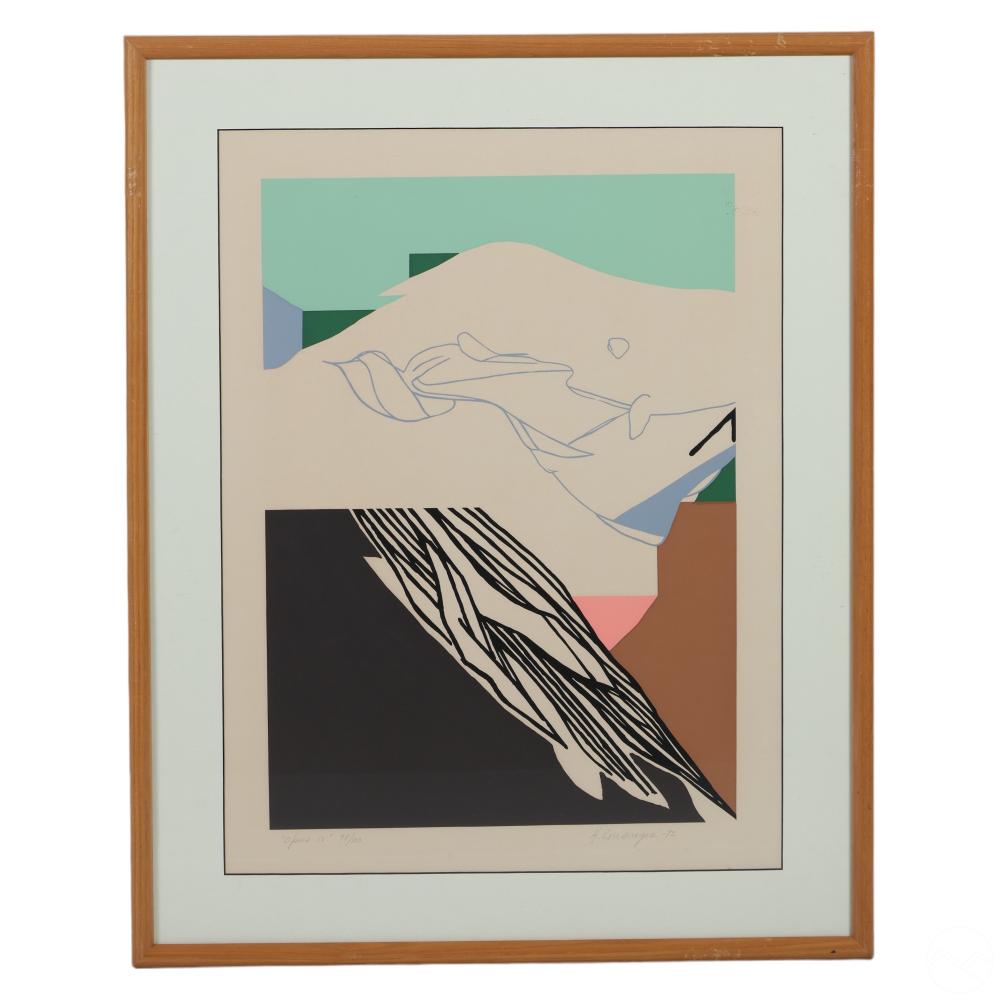 Hugo Consuegra comparable auction result: hugo consuegra 1929 2003 opus iv serigraph signed