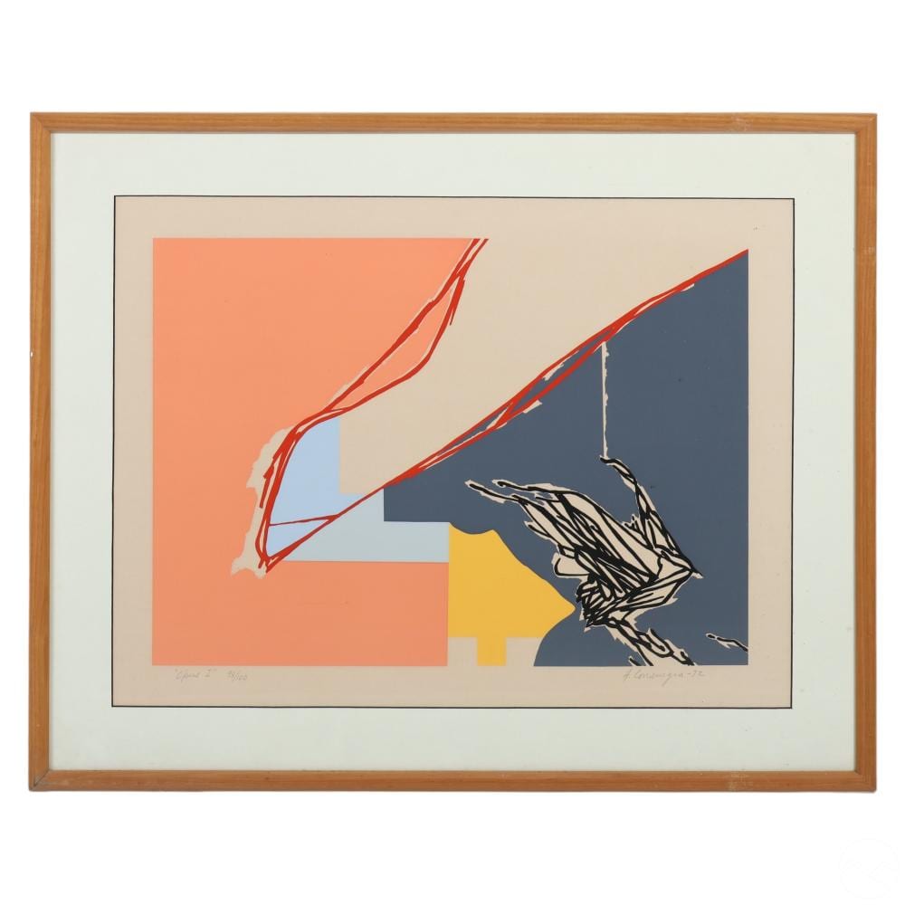 Hugo Consuegra comparable auction result: hugo consuegra 1929 2003 opus iii serigraph signed