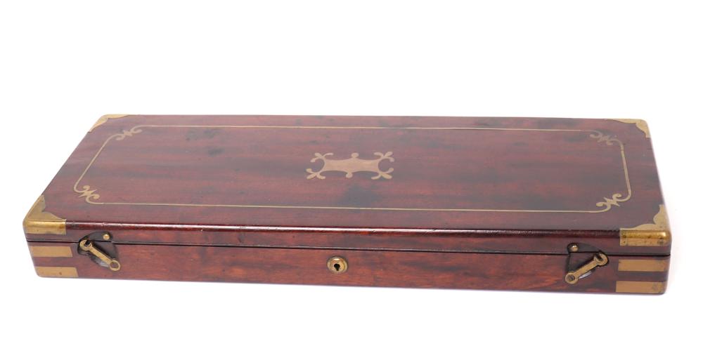 A FINE QUALITY RIFLE CASE sold by Scollard Auctions, lot 52 — auction record photograph
