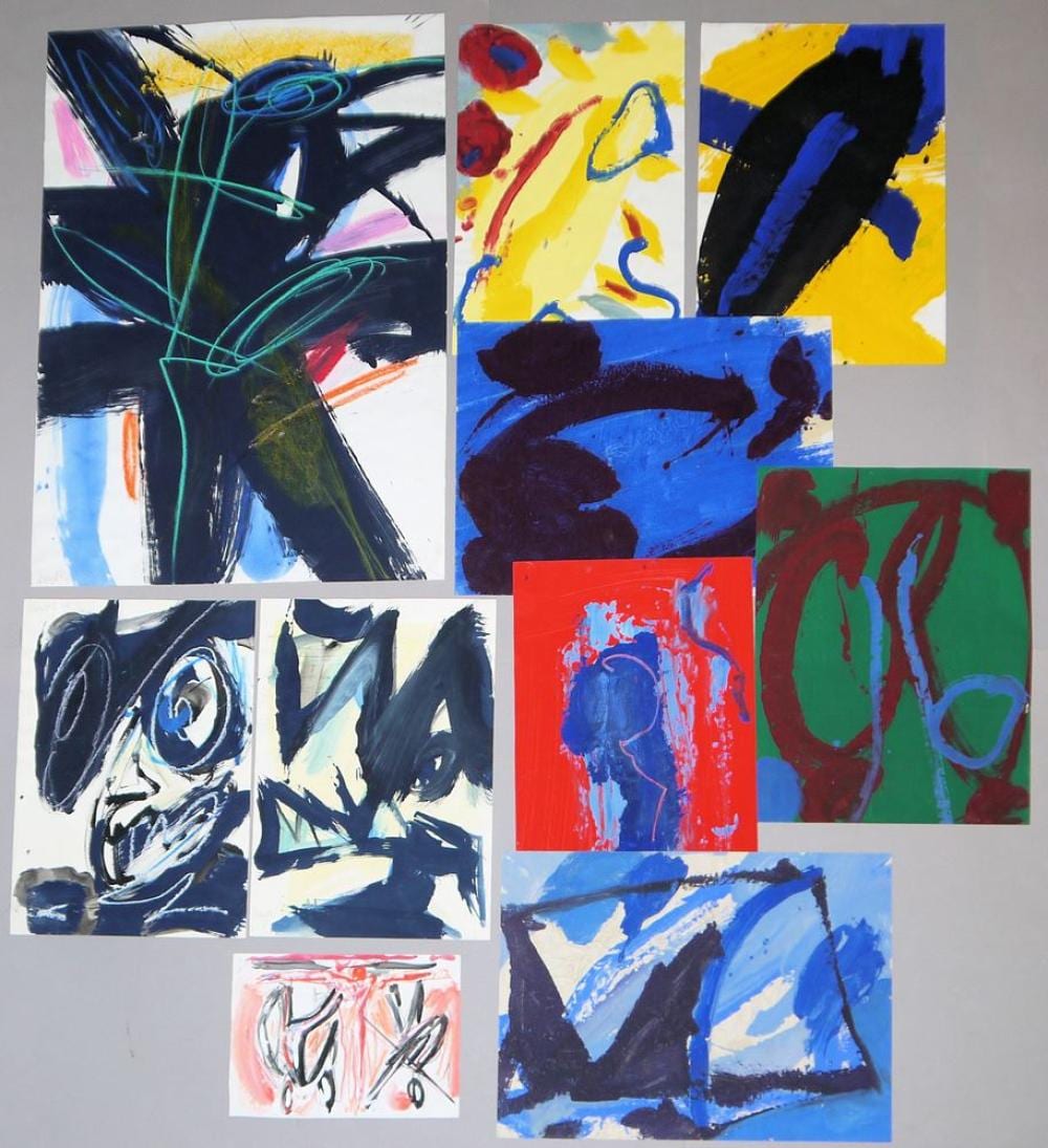 hermann krauth galerienachlass mit 10 informellen aquarellen von 1984 85 · K&K – Auktionen in Heidelberg · 2024-03-08 Hermann Krauth comparable auction result: hermann krauth galerienachlass mit 10 informellen aquarellen von 1984 85