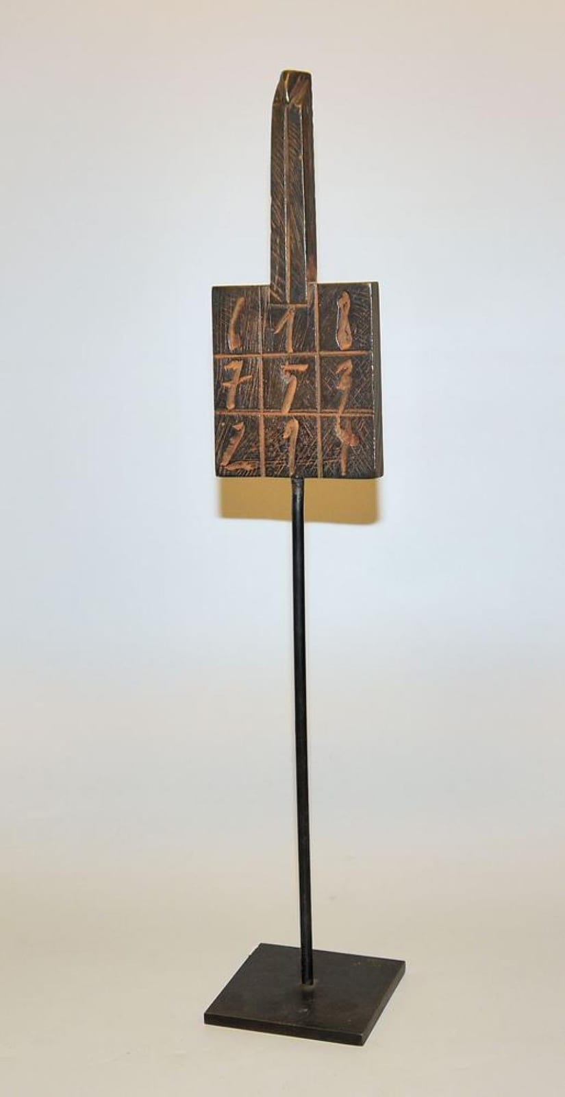 rainer kriester zahlen stele bronzeplastik · K&K – Auktionen in Heidelberg · 2024-03-08 Rainer Kriester comparable auction result: rainer kriester zahlen stele bronzeplastik