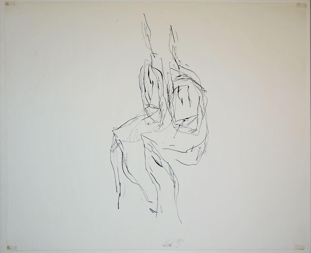 Wilhelm Loth comparable auction result: wilhelm loth 2 sitzende eine tanzende frau zwei gro e tusche zeichnungen der neuen figuration von 1959