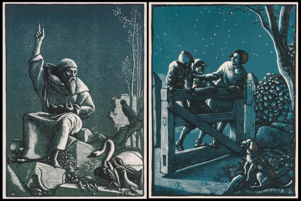 Allen Lewis comparable auction result: allen lewis 1873 1957 for kc woodcut society 2