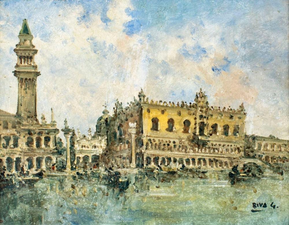 giovanni riva italy 1890 1973 oil painting · Broward Auction Gallery LLC · 2024-05-05 Giovanni (1890) Riva comparable auction result: giovanni riva italy 1890 1973 oil painting