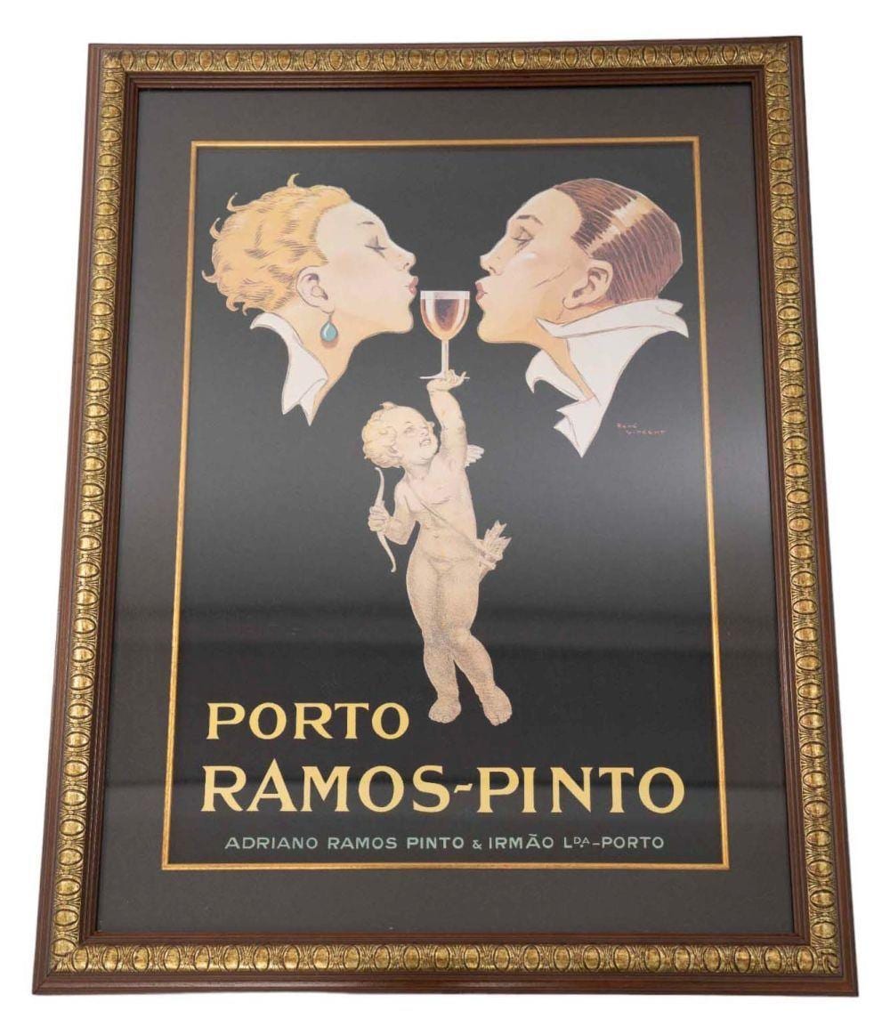 Rene Vincent comparable auction result: rene vincent porto ramos pinto poster