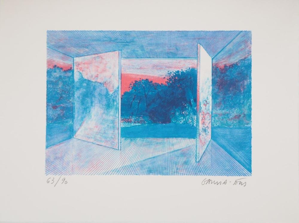 Pierre Garcia Fons comparable auction result: pierre garcia fons int rieur surr aliste et jardin bleu