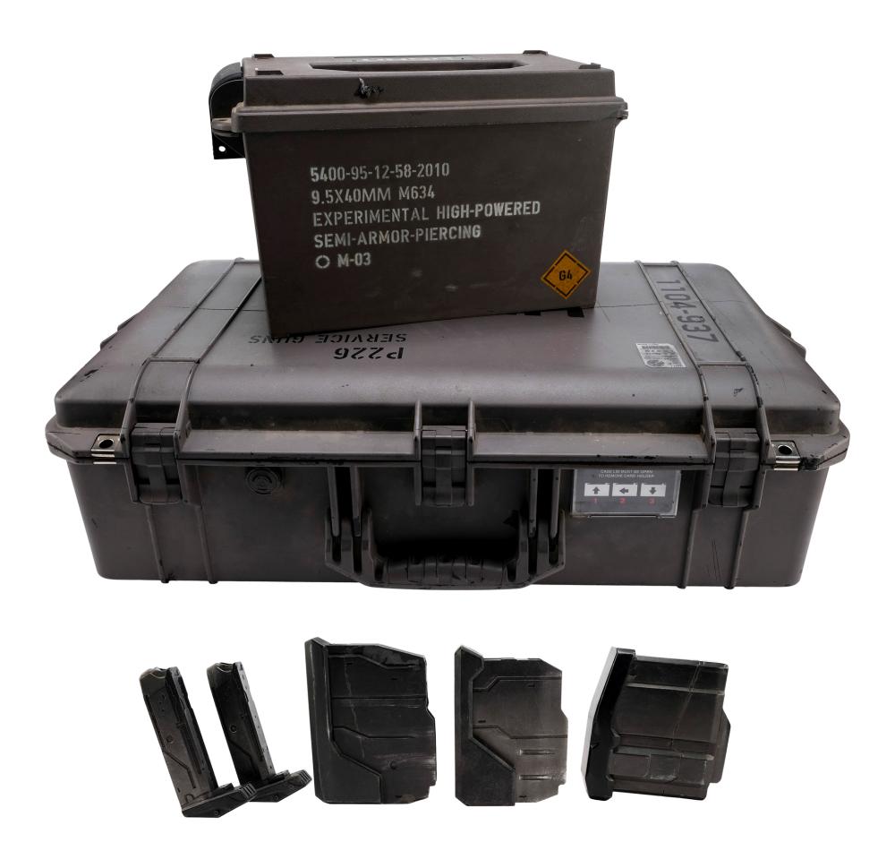 HALO (T.V. SERIES, 2022) - Production-Made Ammunition Case and Box with Gun Magazines sold by Propstore Los Angeles, lot 1295 — auction record photograph