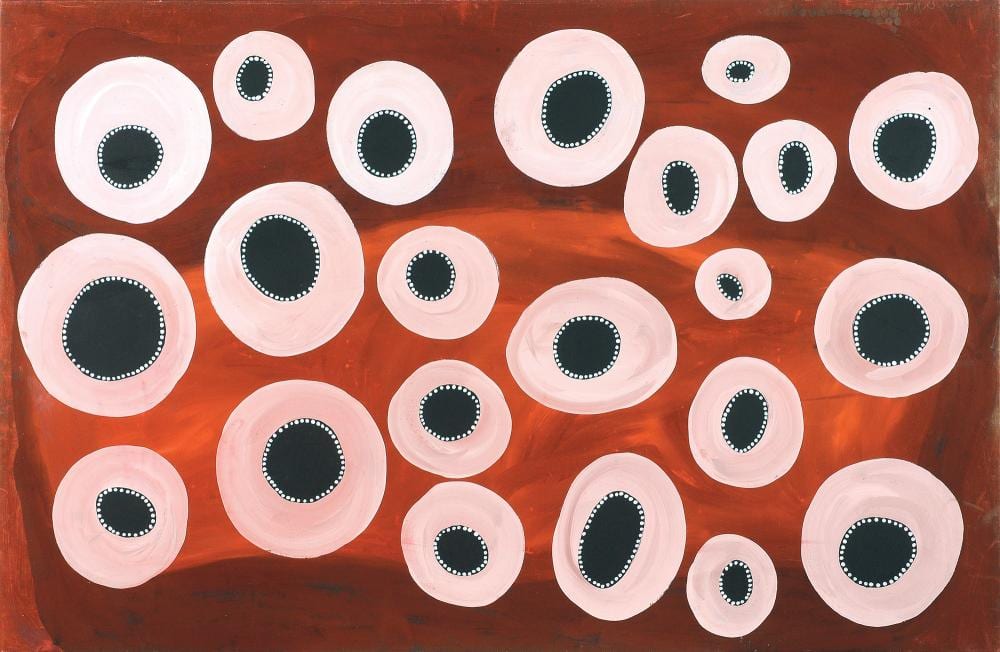 jack dale jalala wandjina marking stones 2007 · Cooee Art · 2024-03-05 Jack Dale comparable auction result: jack dale jalala wandjina marking stones 2007