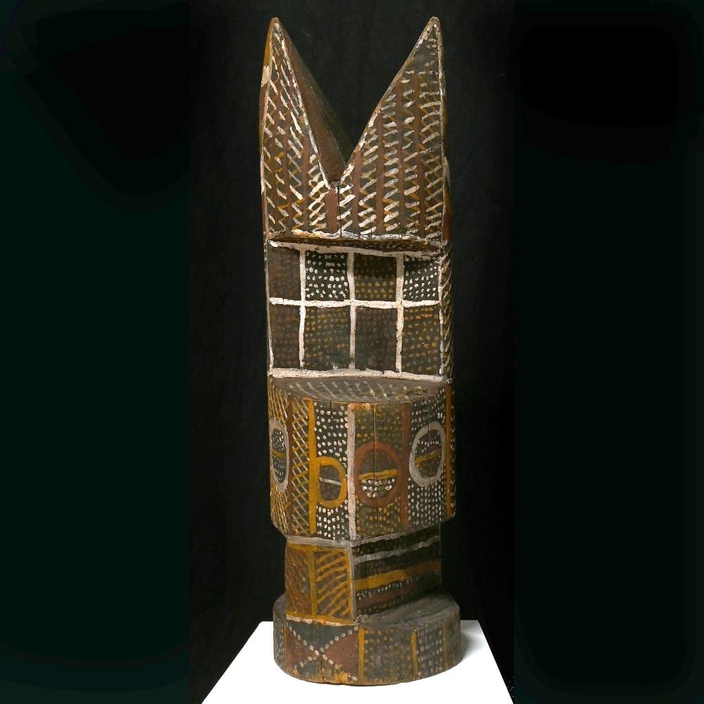Declan Apuatimi comparable auction result: declan apuatimi tiwi spirit carving c 1987