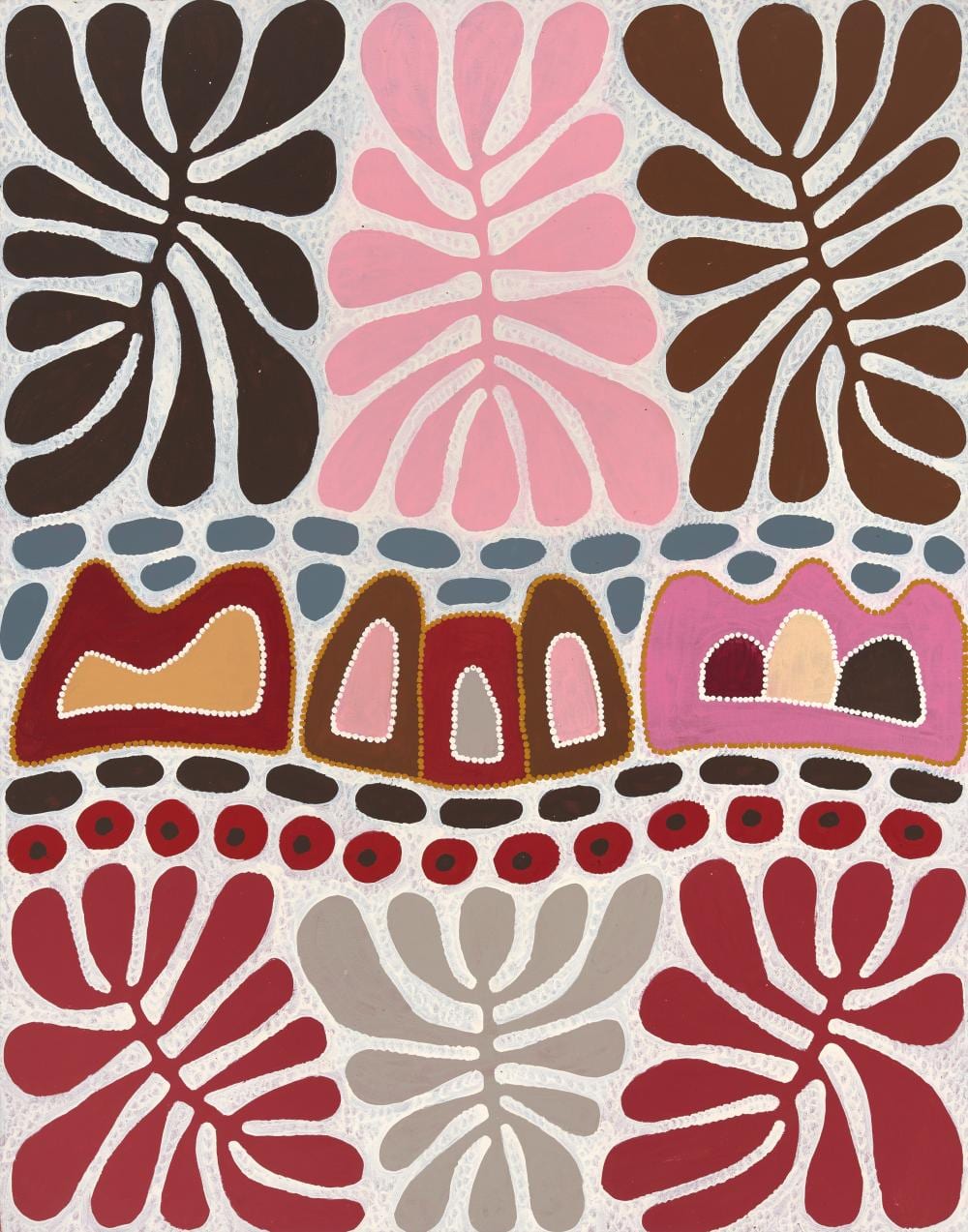 Mitjili Naparrula comparable auction result: mitjili naparrula 1945 2019 watiya tjuta acrylic on canvas ready to hang 120 x 93 x 3 cm 47 2 x 36 6 x 1 1 in