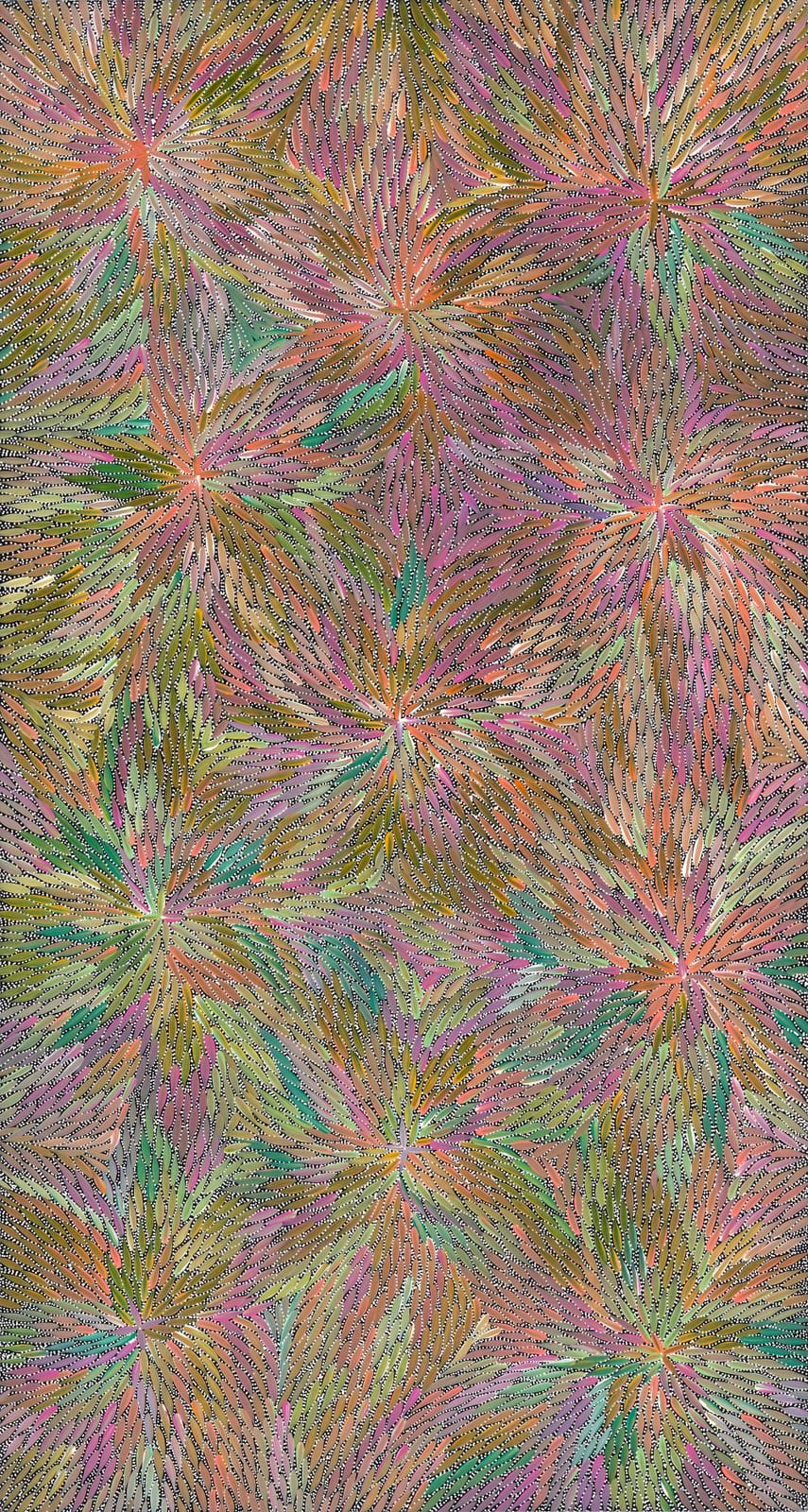 bernadine johnson kemarre c1974 bush medicine leaf acrylic on canvas 178 x 95 cm stretched and ready to hang signed verso ce · Lawsons · 2024-02-25 Bernadine Johnson Kemarre comparable auction result: bernadine johnson kemarre c1974 bush medicine leaf acrylic on canvas 178 x 95 cm stretched and ready to hang signed verso ce