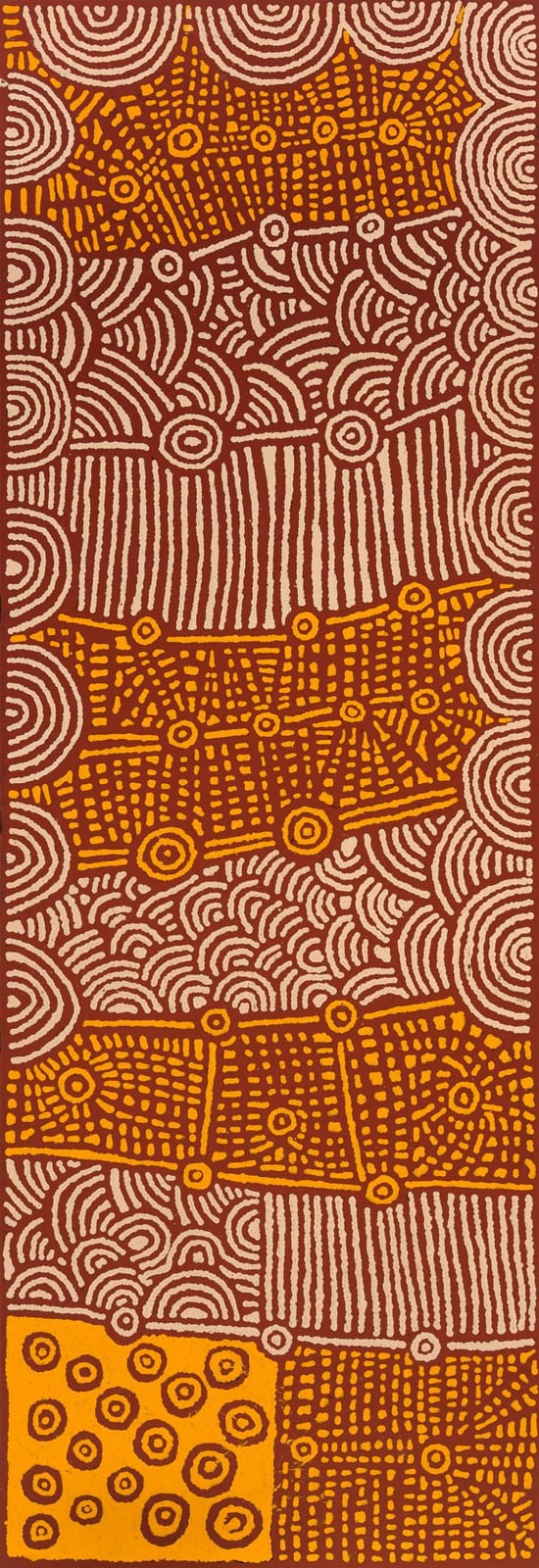 Narrabri Nakamarra comparable auction result: narrabri nakamarra c1950 2010 women s ceremony 2009 acrylic on belgian linen 179 x 62 x 3 cm ready to hang