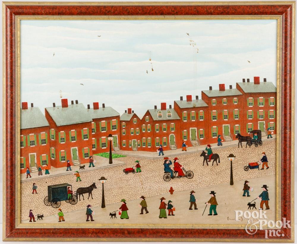 Erwin Neusch comparable auction result: erwin neusch oil on canvas