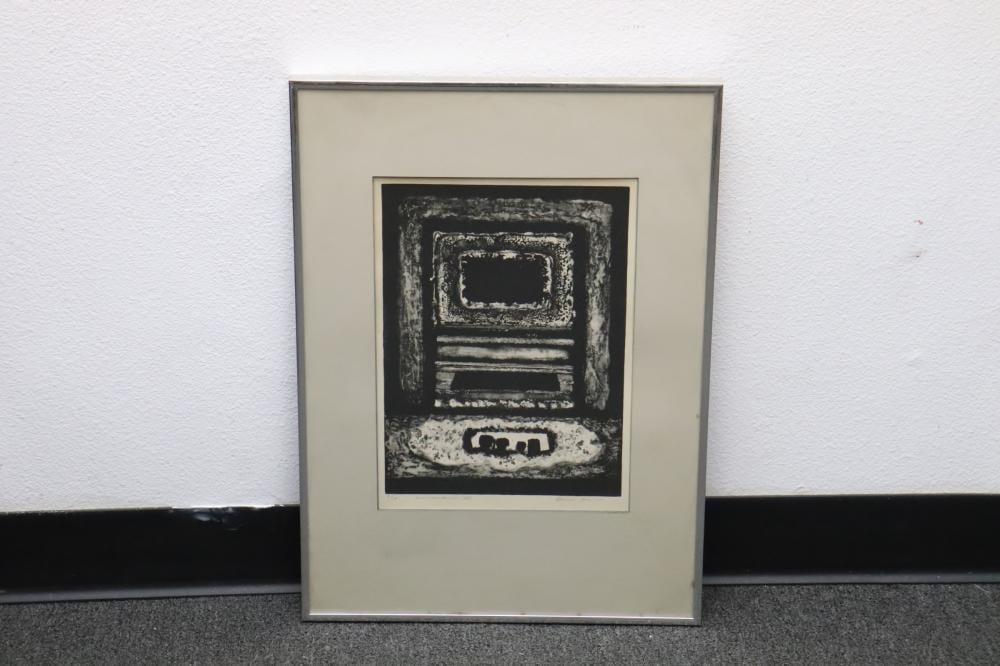 Clinton Adams comparable auction result: lithograph window series viii by clinton adams