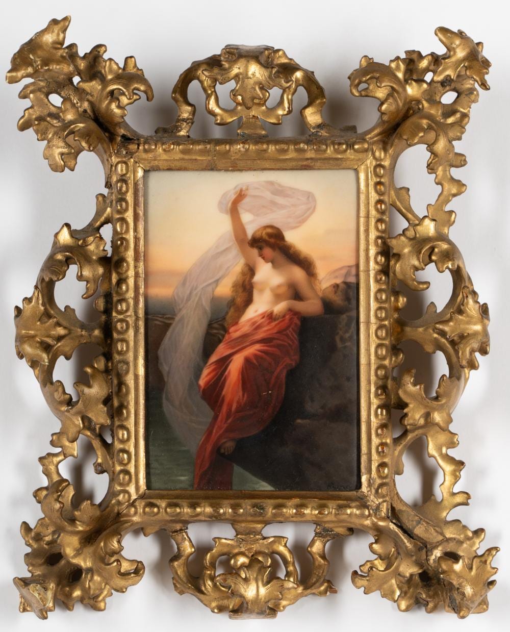 continental painted porcelain plaque of lorelei after wilhelm kray · Abell Auction · 2024-02-22 Wilhelm Kray comparable auction result: continental painted porcelain plaque of lorelei after wilhelm kray