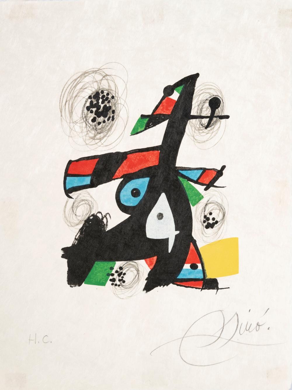 Joan Miró - La Mélodie Acide V comparable sale