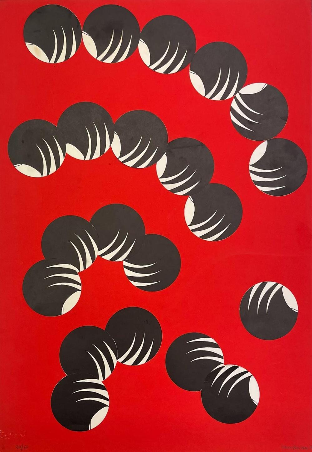 Sara Campesan comparable auction result: sara campesan symmetrical circles 74