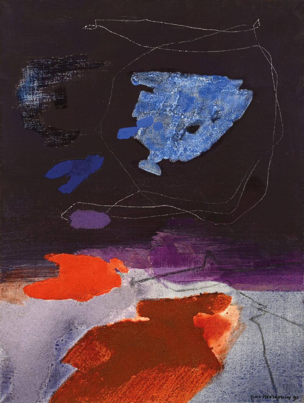 Gino Morandis comparable auction result: gino morandis senza titolo 1991