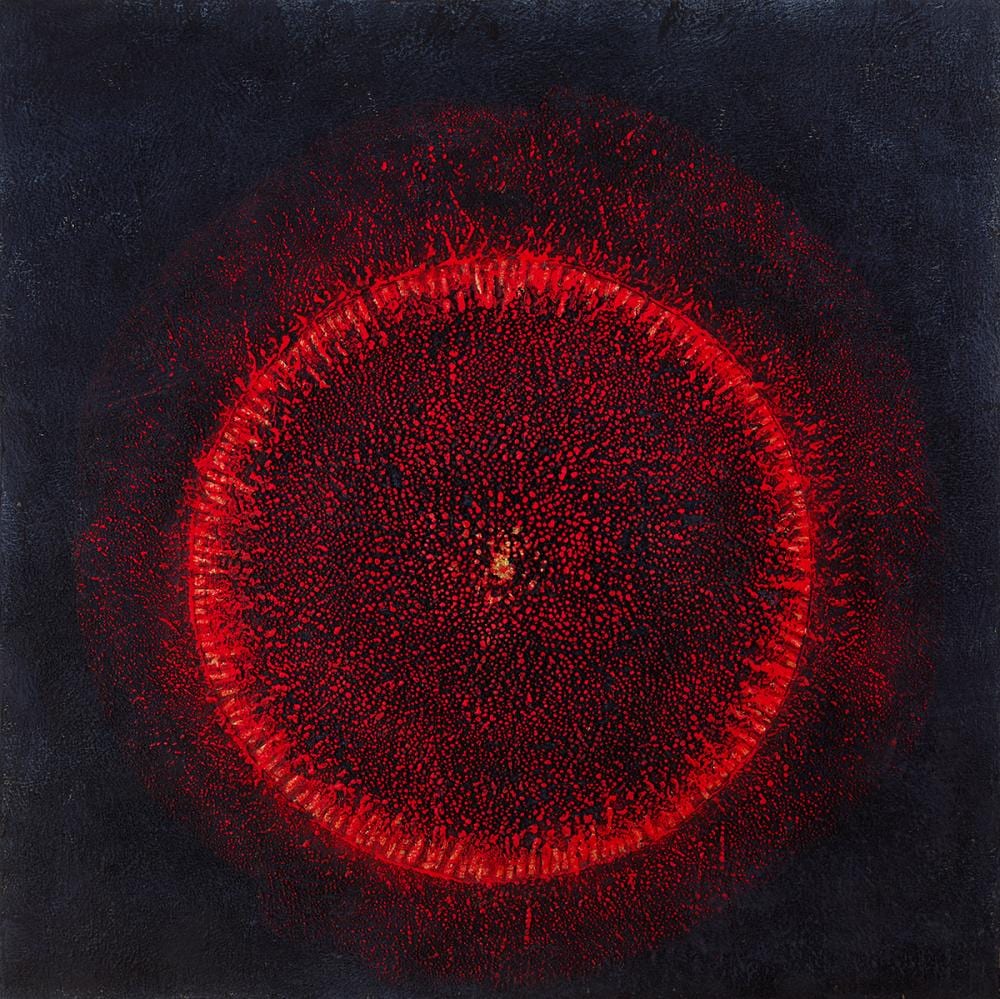 Helen Comerford comparable auction result: helen comerford b 1945 sundance indigo series 2019