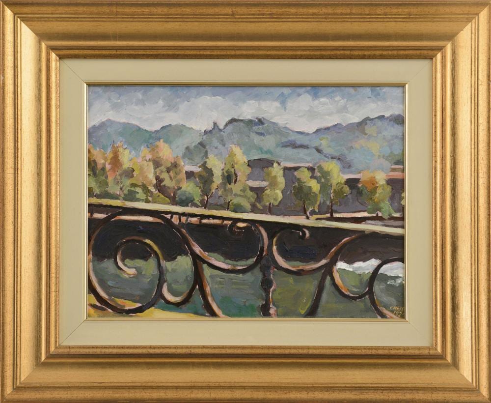Gigi Chessa comparable auction result: gigi chessa veduta collinare 1929
