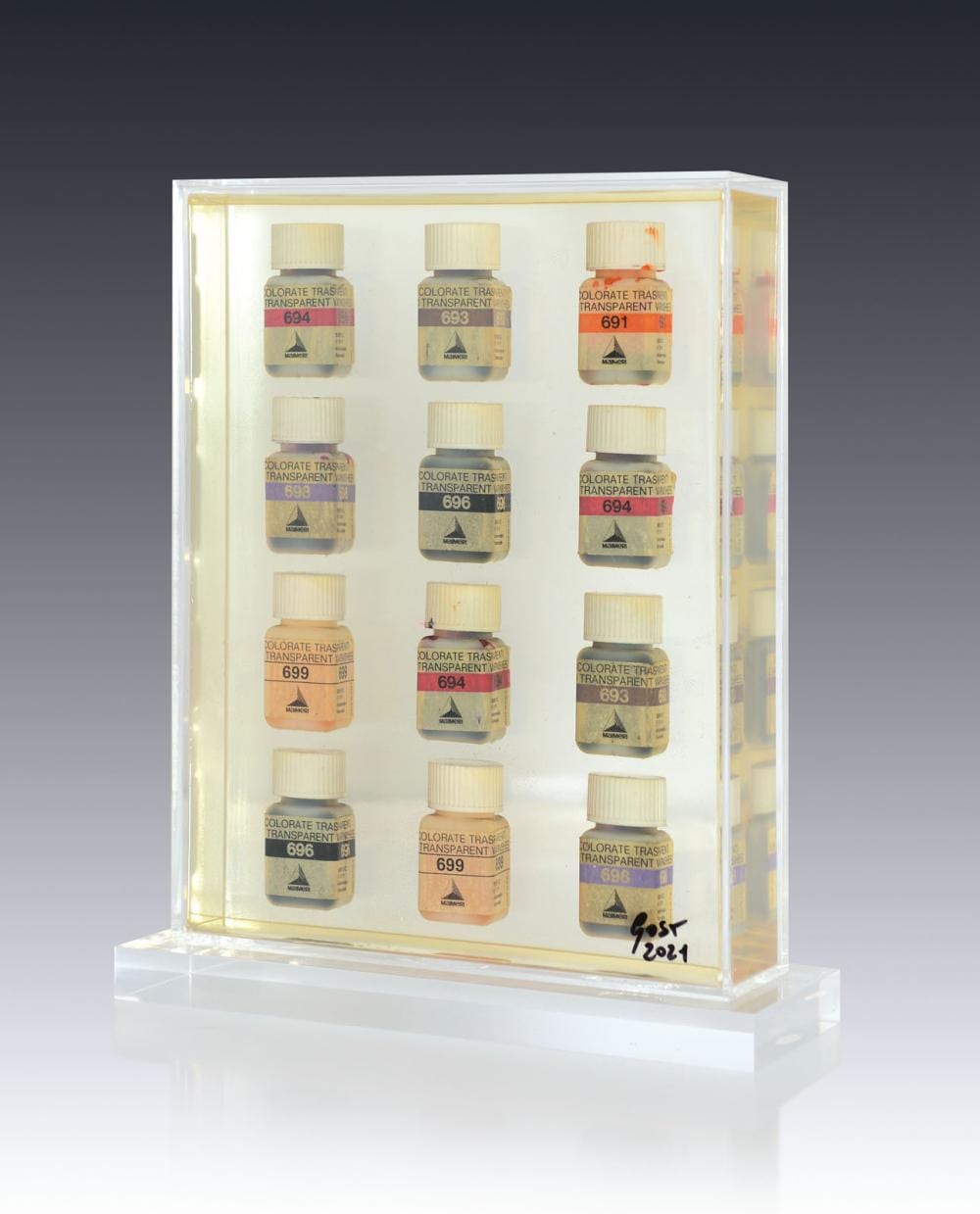 Giorgio Gost comparable auction result: giorgio gost colori con resina 2021