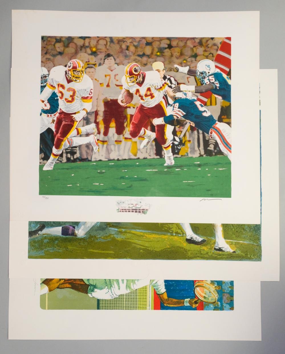 Mervin Allen Corning comparable auction result: group of sports prints