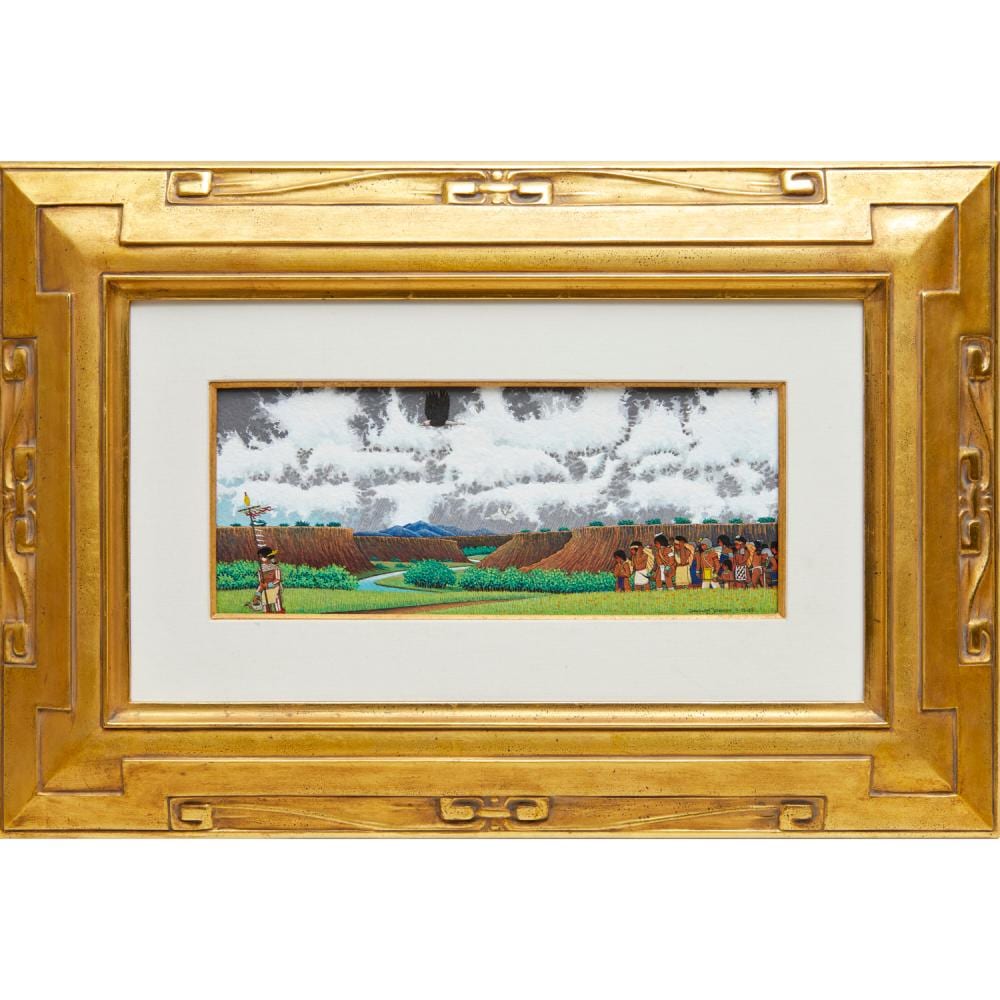 Douglas Johnson comparable auction result: douglas johnson casein on board 1989