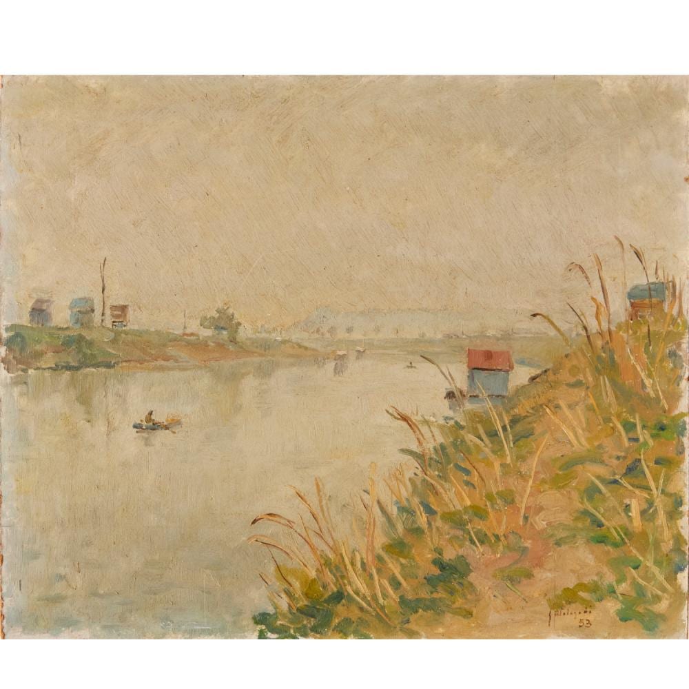 giuseppe malagodi oil on masonite 1953 · Millea Bros Ltd · 2024-03-07 Giuseppe Malagodi comparable auction result: giuseppe malagodi oil on masonite 1953