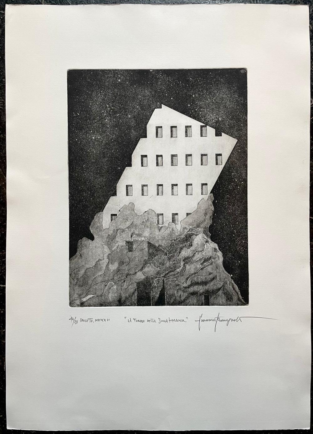 giovanni romagnoli la torre della scuola romana · Bertolami Fine Art s.r.l. · 2024-03-15 Giovanni Romagnoli comparable auction result: giovanni romagnoli la torre della scuola romana