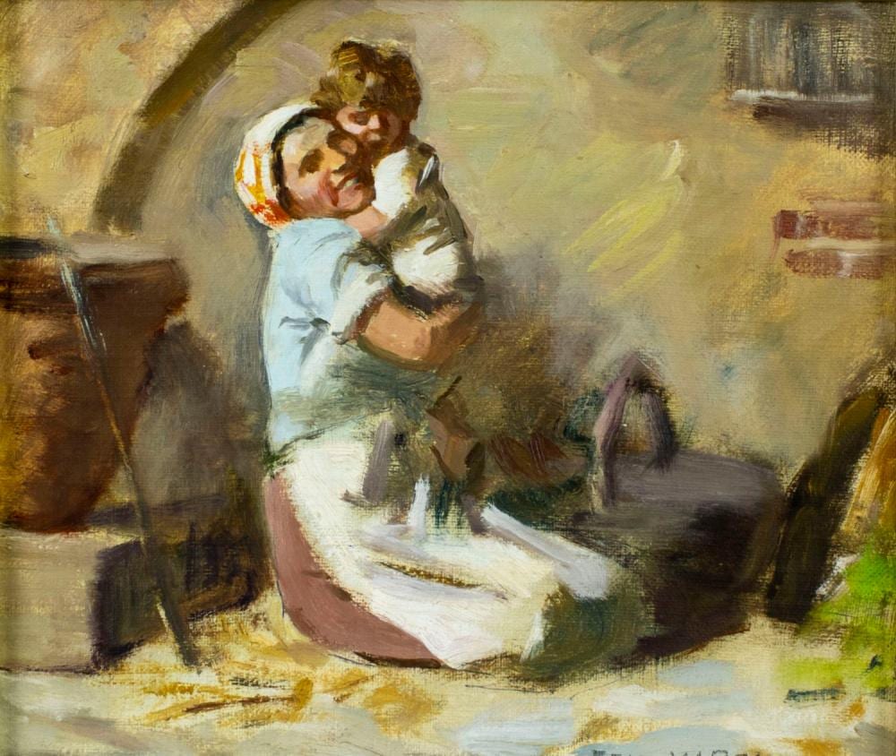 Ezio Marzi comparable auction result: ezio marzi italy 1875 1955 oil painting