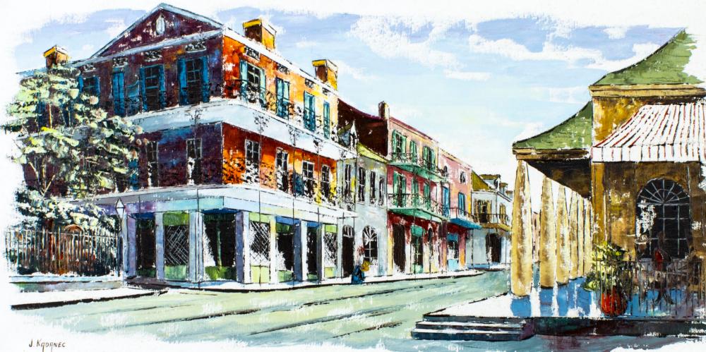 Joseph Kadanec comparable auction result: joseph kadanec la 1898 1967 oil painting