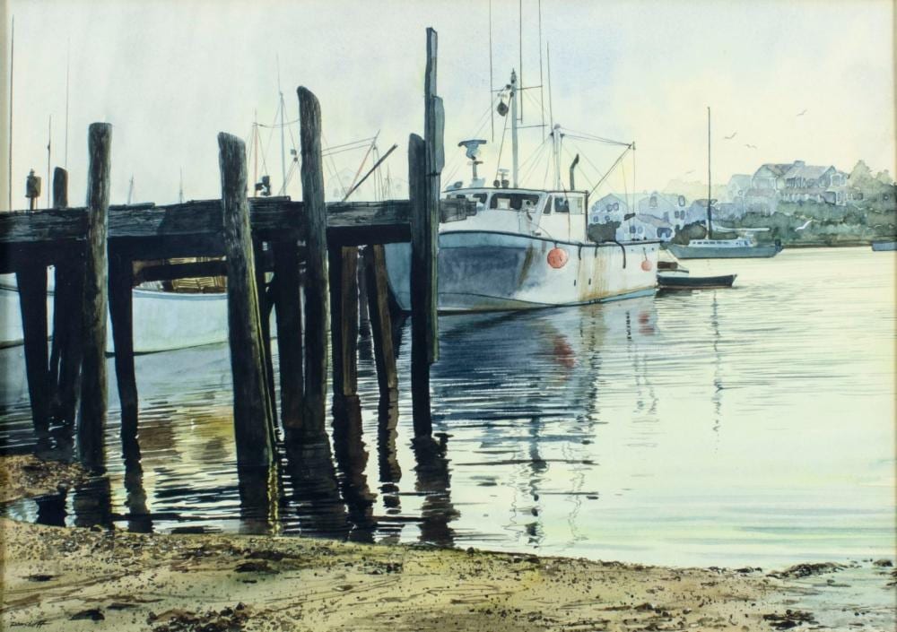 Michael Davidoff comparable auction result: michael davidoff ny france b 1944 watercolor painting