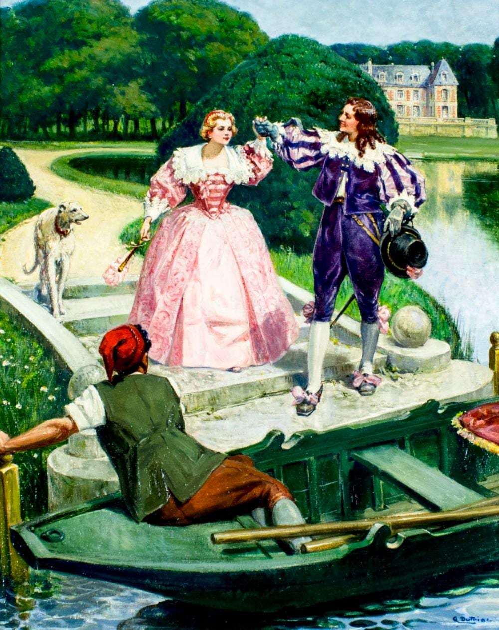 Georges Pierre Dutriac comparable auction result: georges pierre dutriac french 1866 1958 oil painting