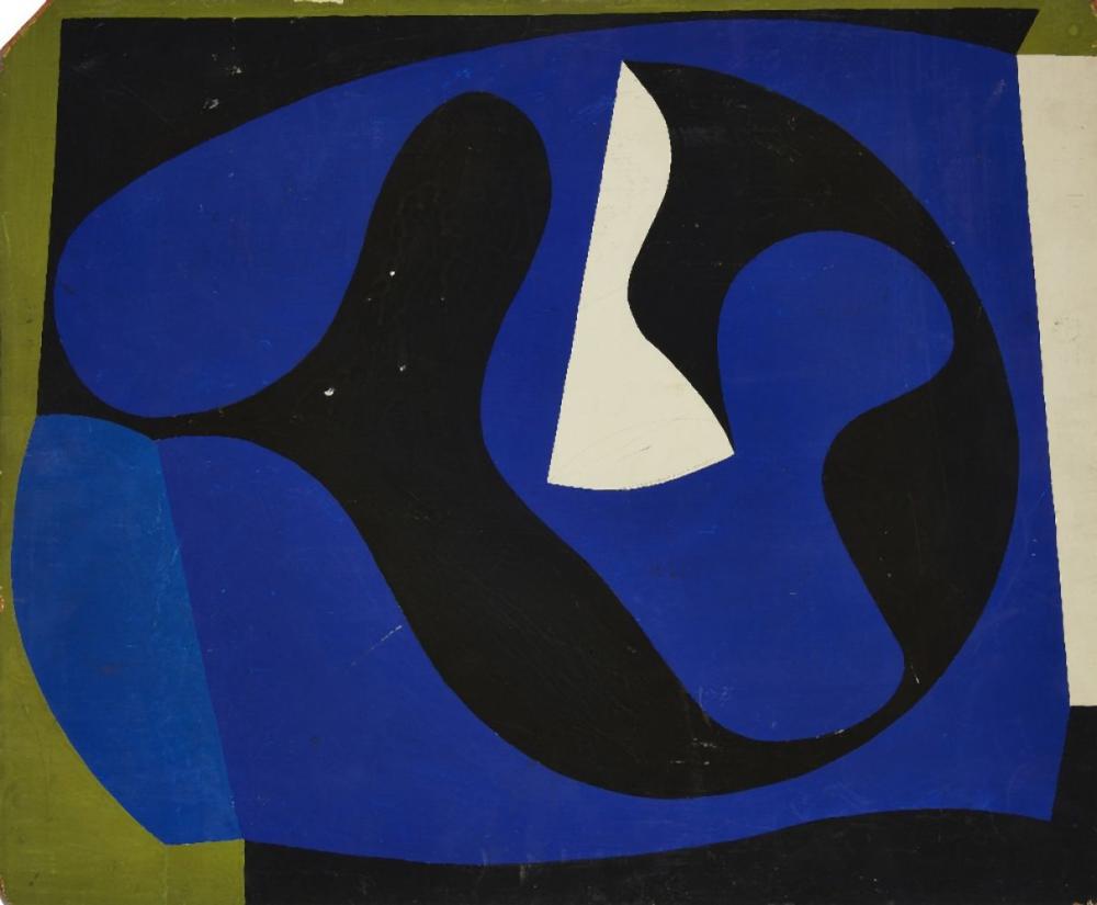 Ib Geertsen comparable auction result: ib geertsen danish 1919 2009 composition c 1950 oil on board 50