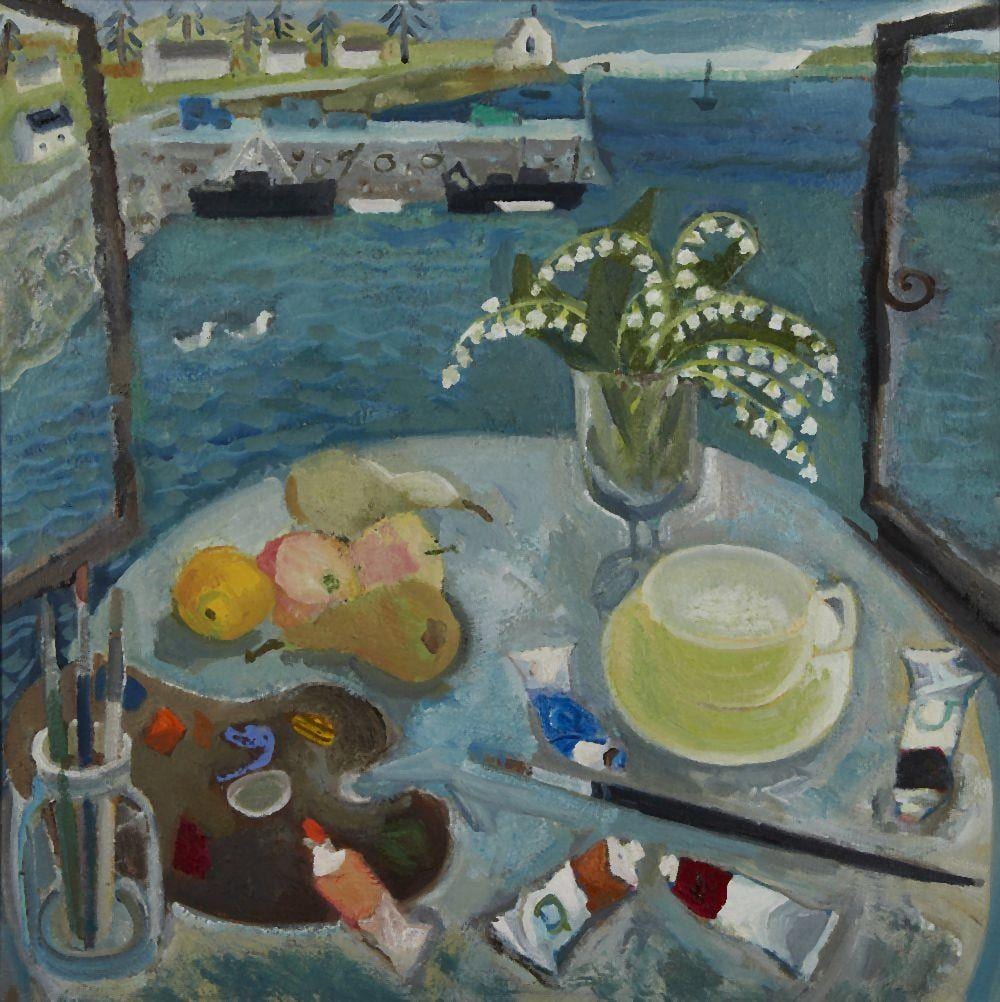 Lady Anthea Craigmyle comparable auction result: anthea craigmyle british 1933 2016 still life with yellow cup oil
