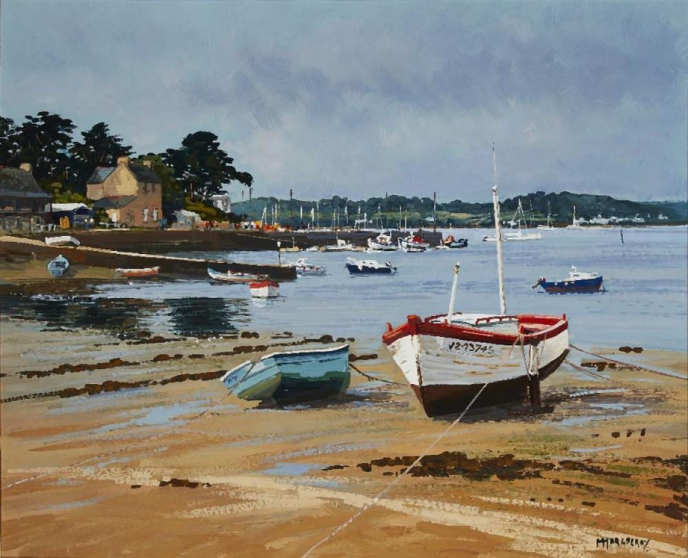 Michel Margueray comparable auction result: michel margueray french b 1938 le aux moines golfe du morbihan 199