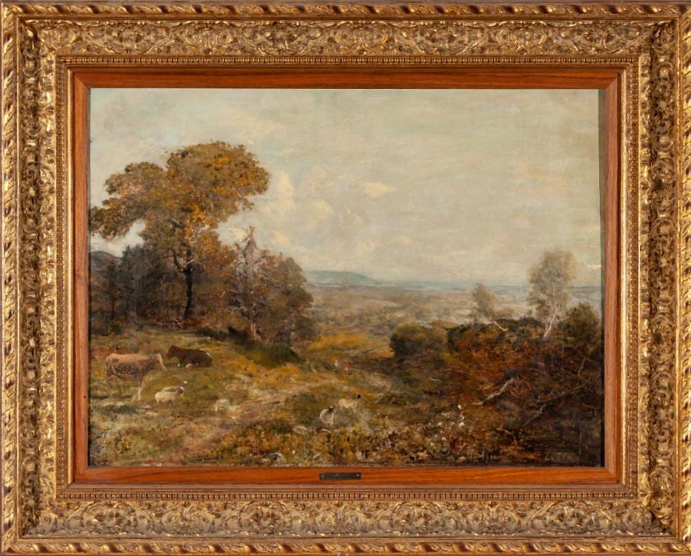 George William Mote comparable auction result: george william mote england 1832 1909 landscape with cattle
