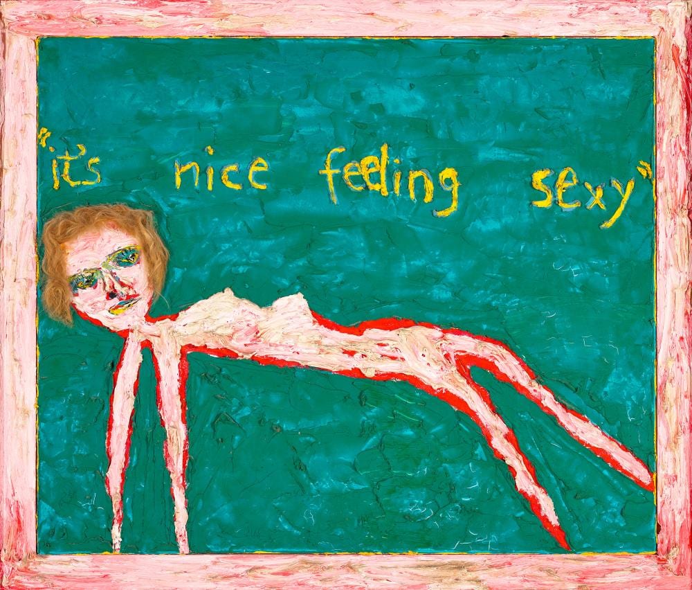 Davida Allen comparable auction result: davida allen it s nice feeling sexy 1989